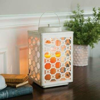 Candle Warmers GARDEN Laterne Kerzenwärmer Metall creme